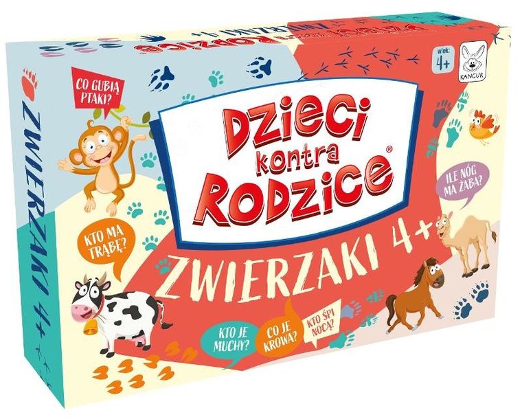 Dzieci kontra Rodzice, Zwierzaki, gra familijna 4+