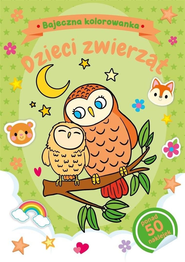 Dzieci zwierząt. Bajeczna kolorowanka