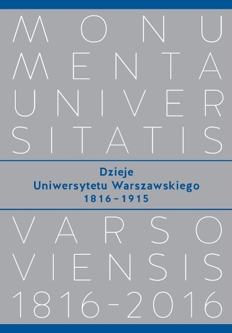 Dzieje Uniwersytetu Warszawskiego 1816−1915