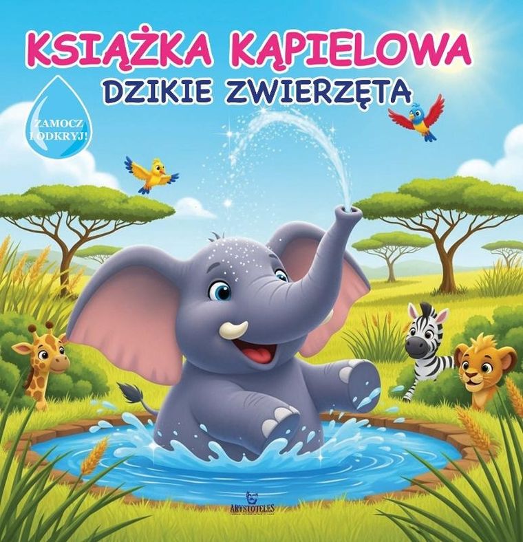 Dzikie zwierzęta. Książka do kąpieli