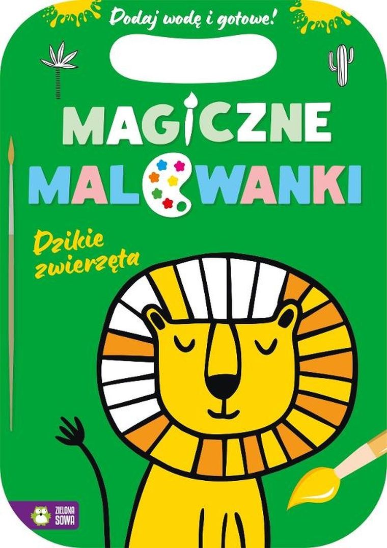 Dzikie zwierzęta. Magiczne malowanki