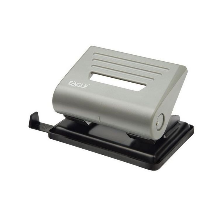 Dziurkacz 837, szary, 32 kartki