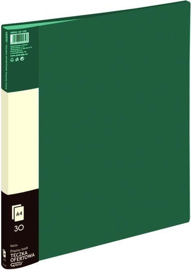 Eagle, teczka ofertowa, A4, 30 koszulek, zielona, 1 szt.