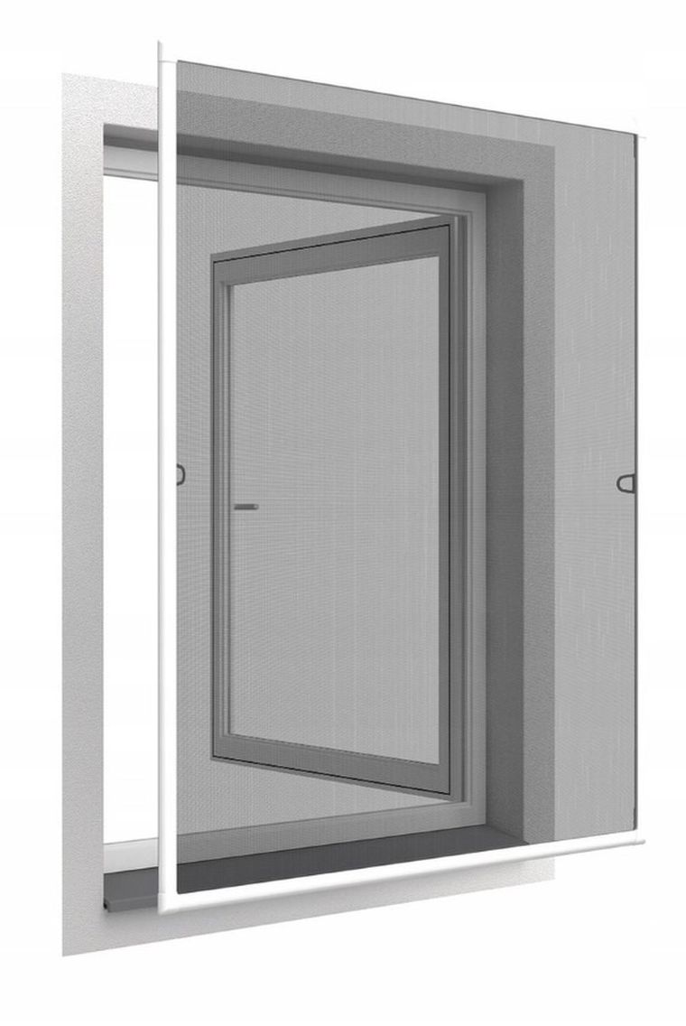 Easy Life Mako, moskitiera na okno, biała, 120-140 cm