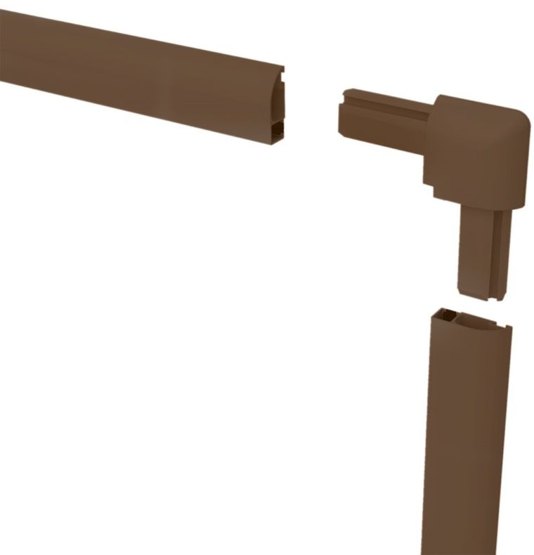 Easy Life Mako, moskitiera na okno, brąz, 120-140 cm