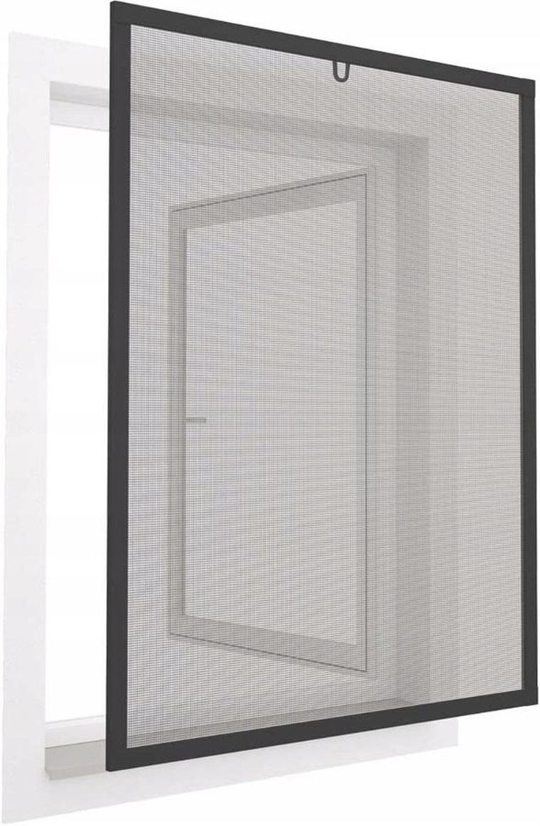 Easy Life Mako, moskitiera okno alu, 80-100 cm, antracyt