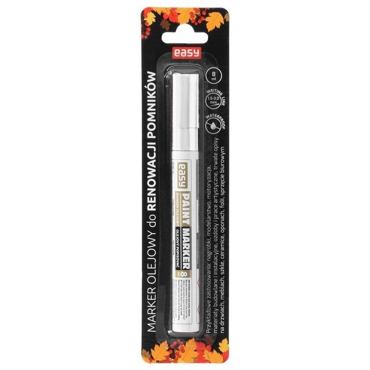 Easy, marker olejowy, biały
