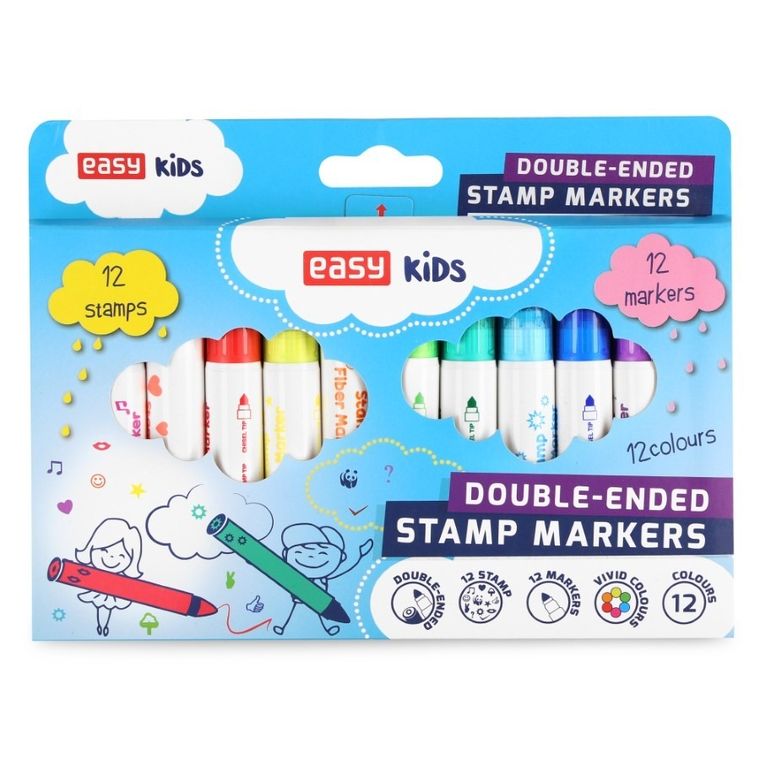 Easy, mazaki dwustronne ze stemplami