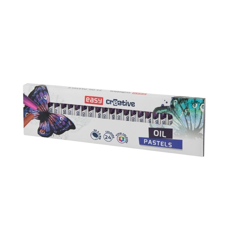 Easy, pastele olejne, 24 kolory, 60-9 mm