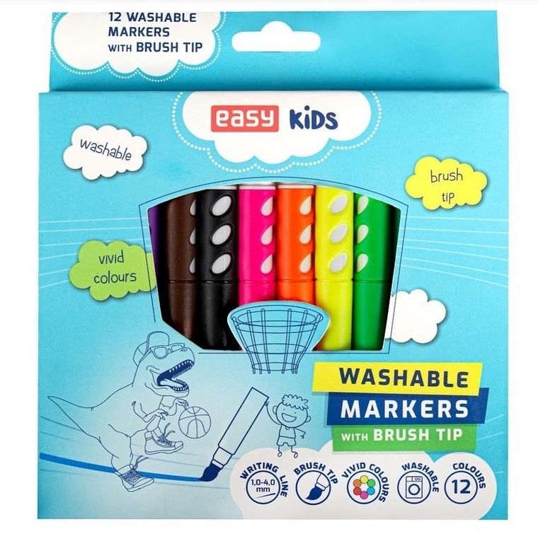 Easy, pisaki spieralne, 12 kolorów