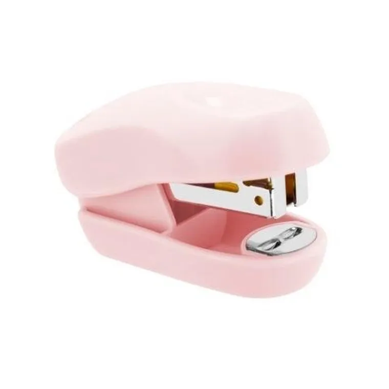 Easy, zszywacz mini, pastelowy róż
