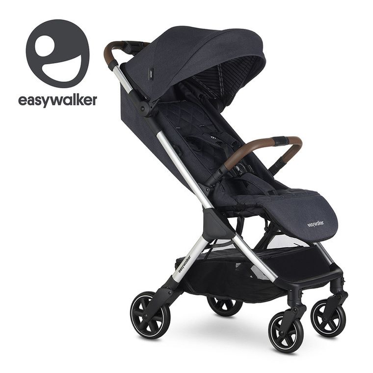 Easywalker, Jackey, kompaktowy, samoskładający się wózek spacerowy, z torbą transportową, Platinum Edition