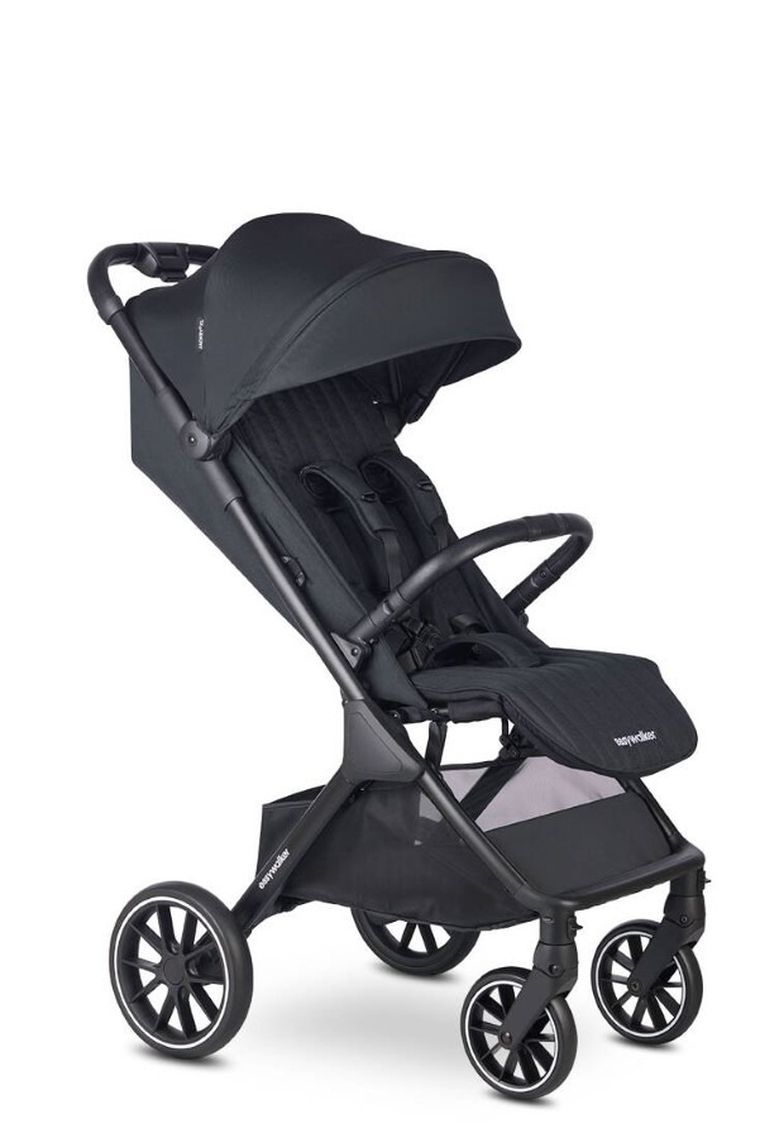 Easywalker, Jackey2 XL, przestronny, samoskładający się wózek spacerowy z kołami XL, Midnight Black