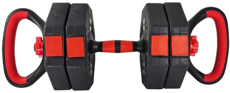 EB Fit, hantla kompozytowa, kettlebell, przyrząd do pompek 3w1, 10 kg