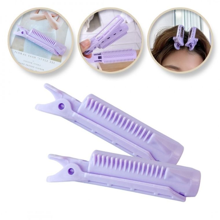 Ecarla, spinki do stylizacji włosów, 10-3 cm, 2 szt.