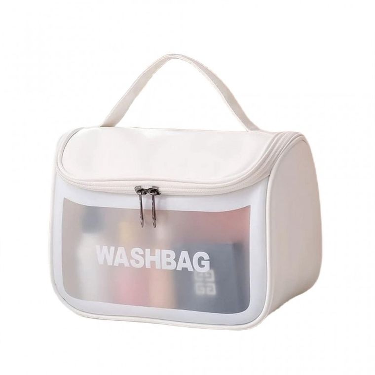 Ecarla, Washbag kosmetyczka kuferek, biała
