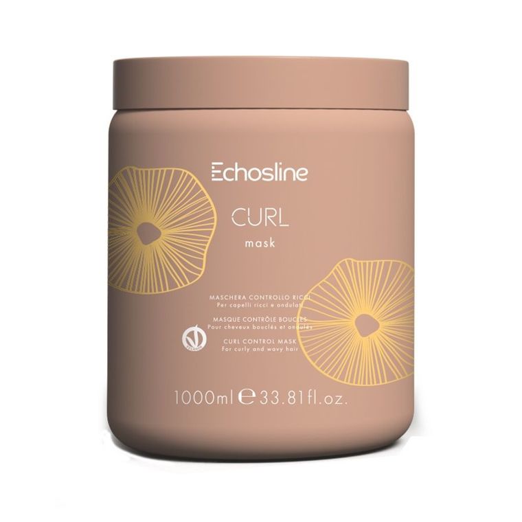 Echosline, Curl, maska do włosów kręconych i falowanych, 1000 ml