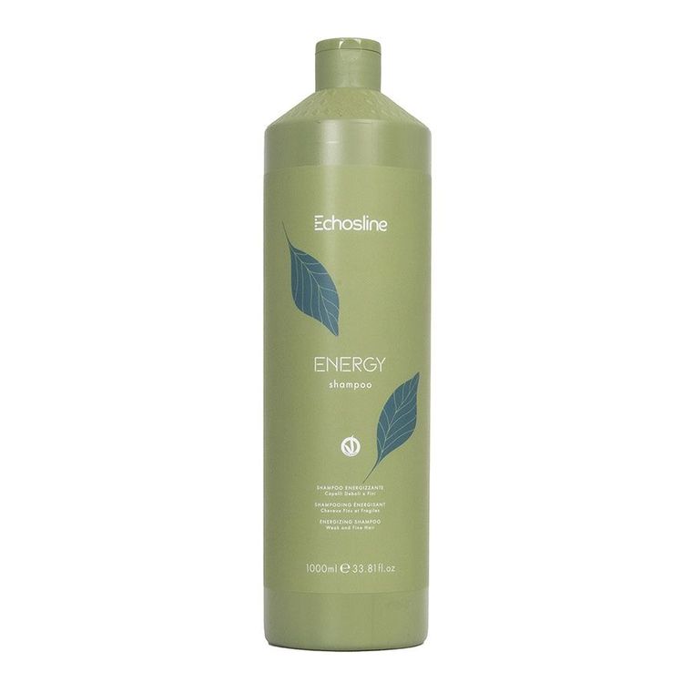Echosline, Energy Shampoo, energizujący szampon do włosów słabych i cienkich, 1000 ml