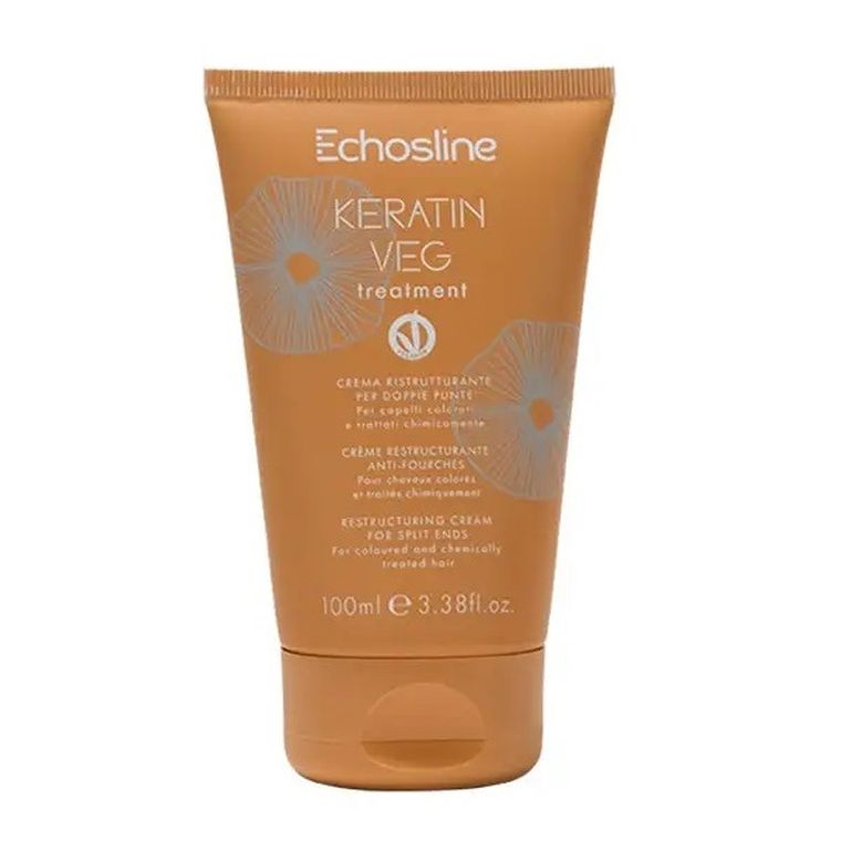 Echosline, Keratin Veg, krem do rozdwojonych końcówek, 100 ml