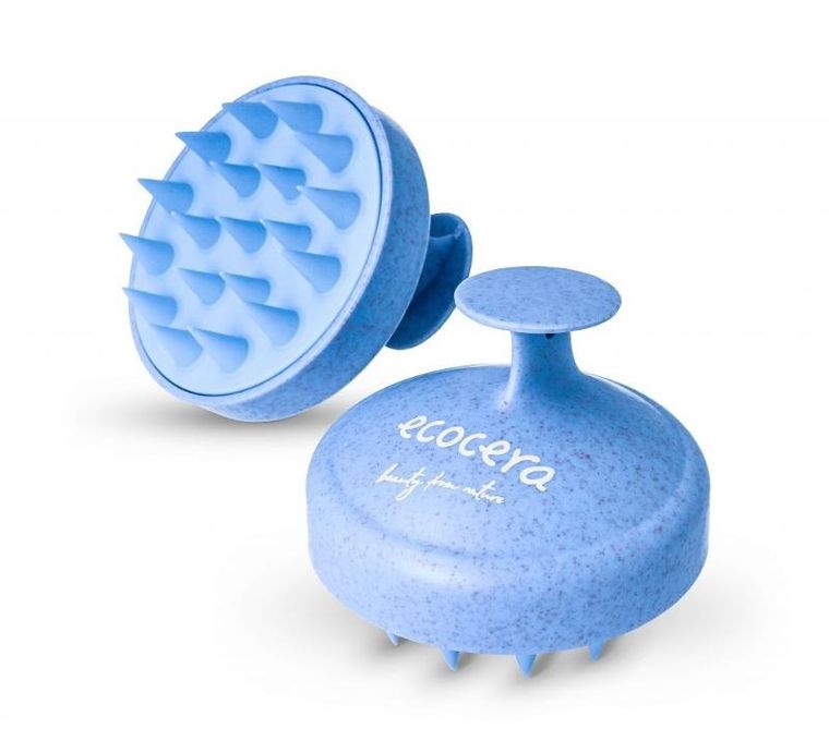 Ecocera, Medi, szczotka masująca do skóry głowy, niebieska