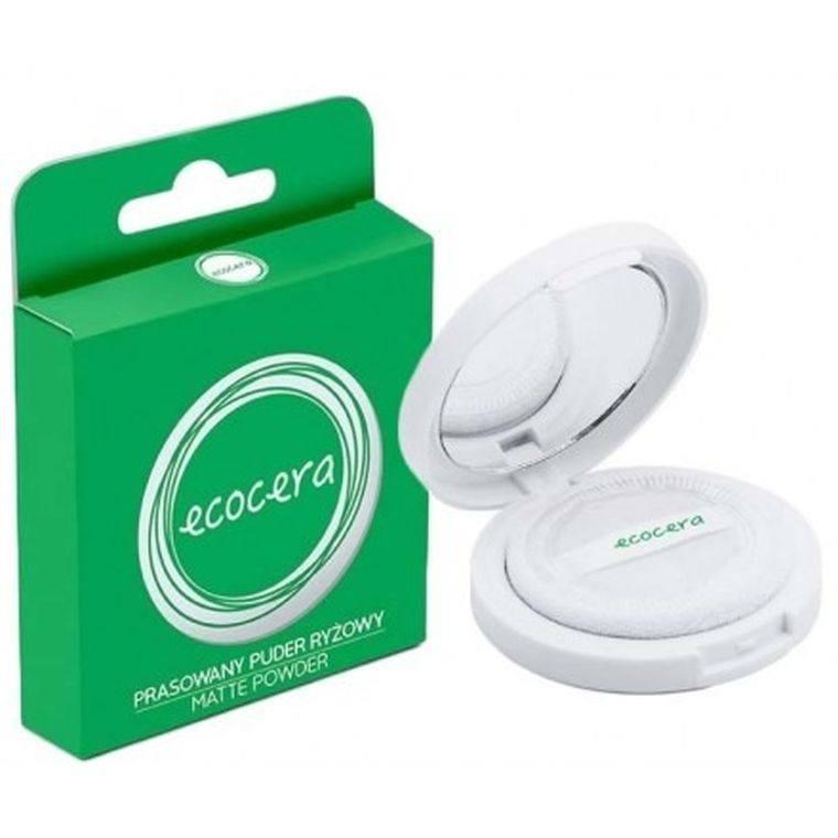 Ecocera, puder ryżowy, prasowany, Matte Powder, 10 g