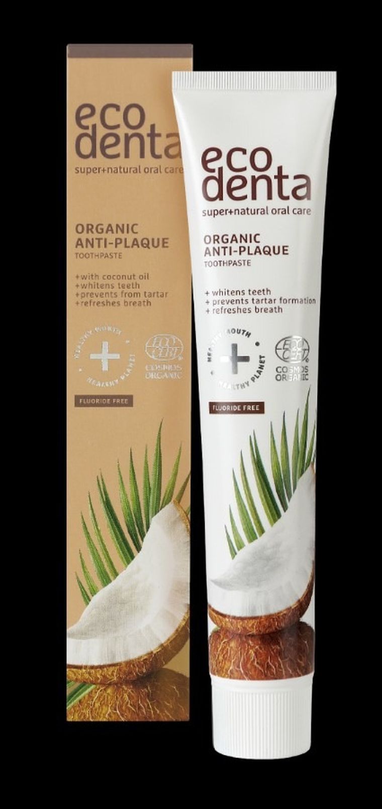 Ecodenta, Organic, pasta do zębów przeciw kamieniowi, Kokos, 75 ml