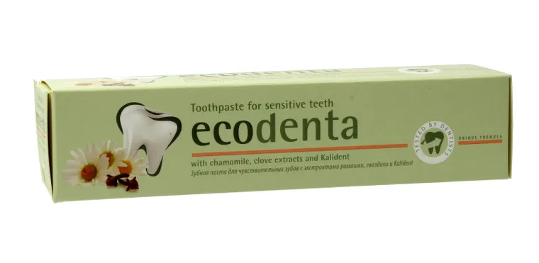 Ecodenta, pasta do zębów wrażliwych, rumianek