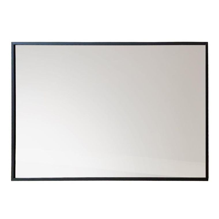 Edaxo, Axion, prostokatne lustro wiszące, czarne, 60-40 cm
