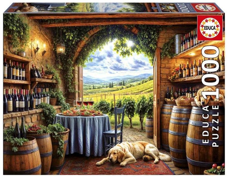 Educa, Domowa spiżarnia, puzzle, 1000 elementów