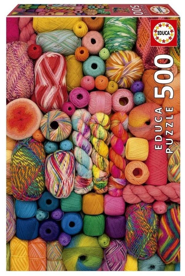 Educa, Kolorowa przędza, puzzle, 500 elementów