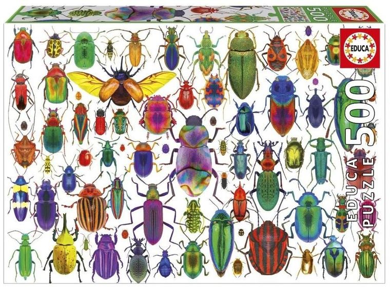Educa, Kolorowe owady, puzzle, 500 elementów