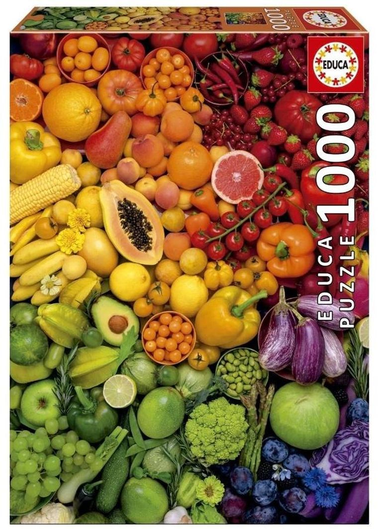 Educa, Kolorowe witaminy, puzzle, 1000 elementów