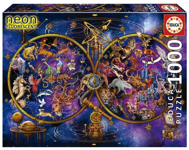Educa, Konstelacje, puzzle fluorescencyjne, 1000 elementów