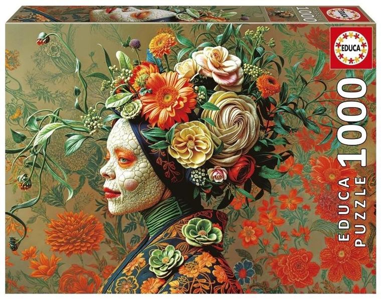 Educa, Królowa jaszczurek, puzzle, 1000 elementów