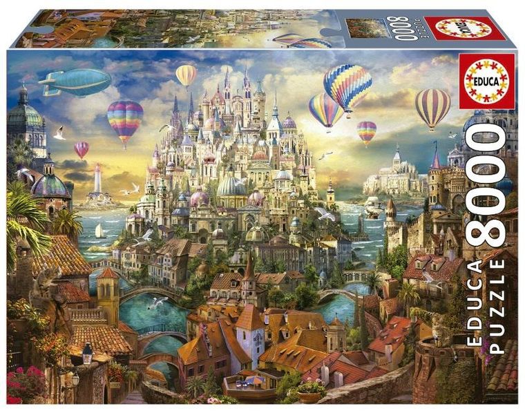 Educa, Miasto marzeń, puzzle, 8000 elementów