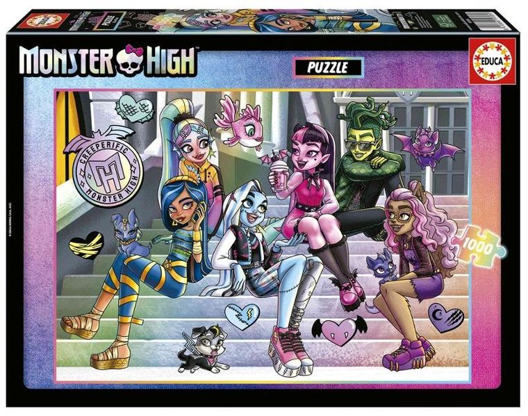 Educa, Monster High, puzzle, 1000 elementów