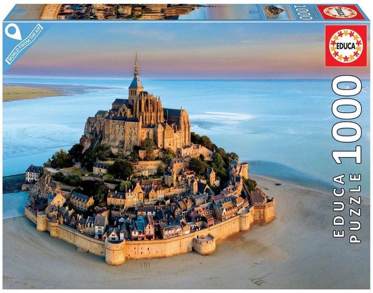 Educa, Mont Saint-Michel Francja, puzzle, 1000 elementów