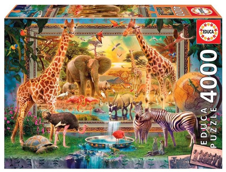 Educa, Sawanna budzi się do życia, puzzle, 4000 elementów