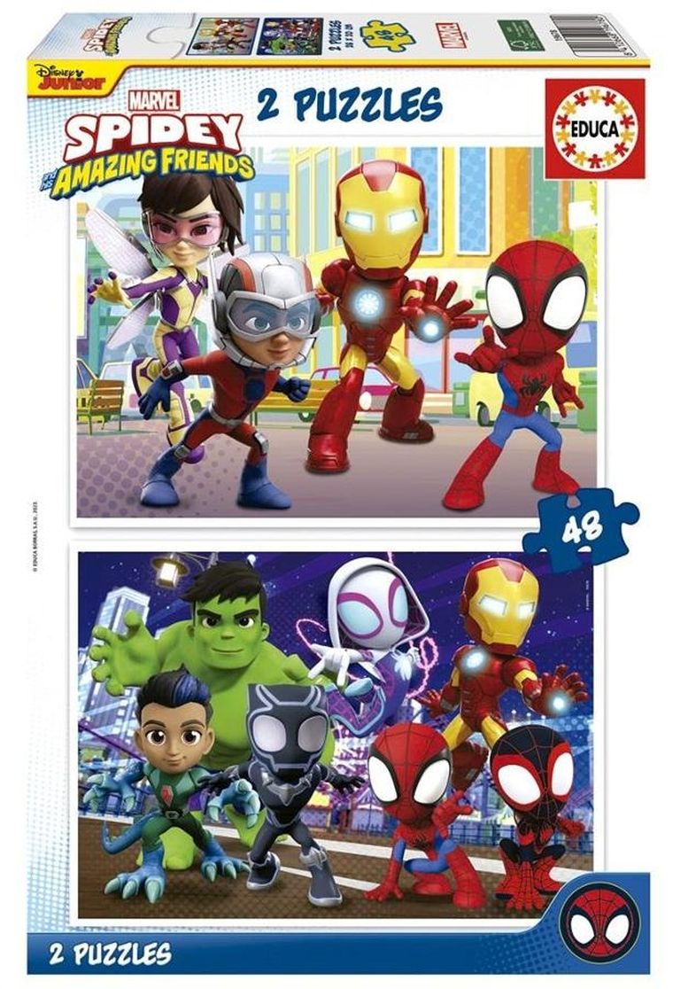Educa, Spidey i Super-Kumple, puzzle, 2-48 elementów