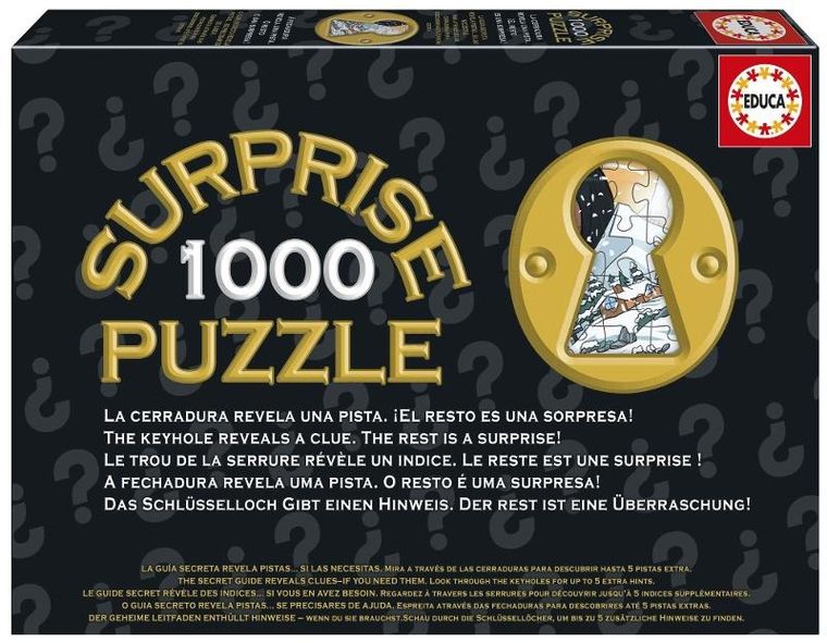 Educa, Surprise, Boże Narodzenie, puzzle, 1000 elementów