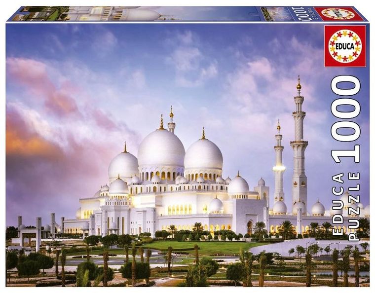 Educa, Wielki Meczet Szejka Zajida Zjednoczone Emiraty Arabskie, puzzle, 1000 elementów