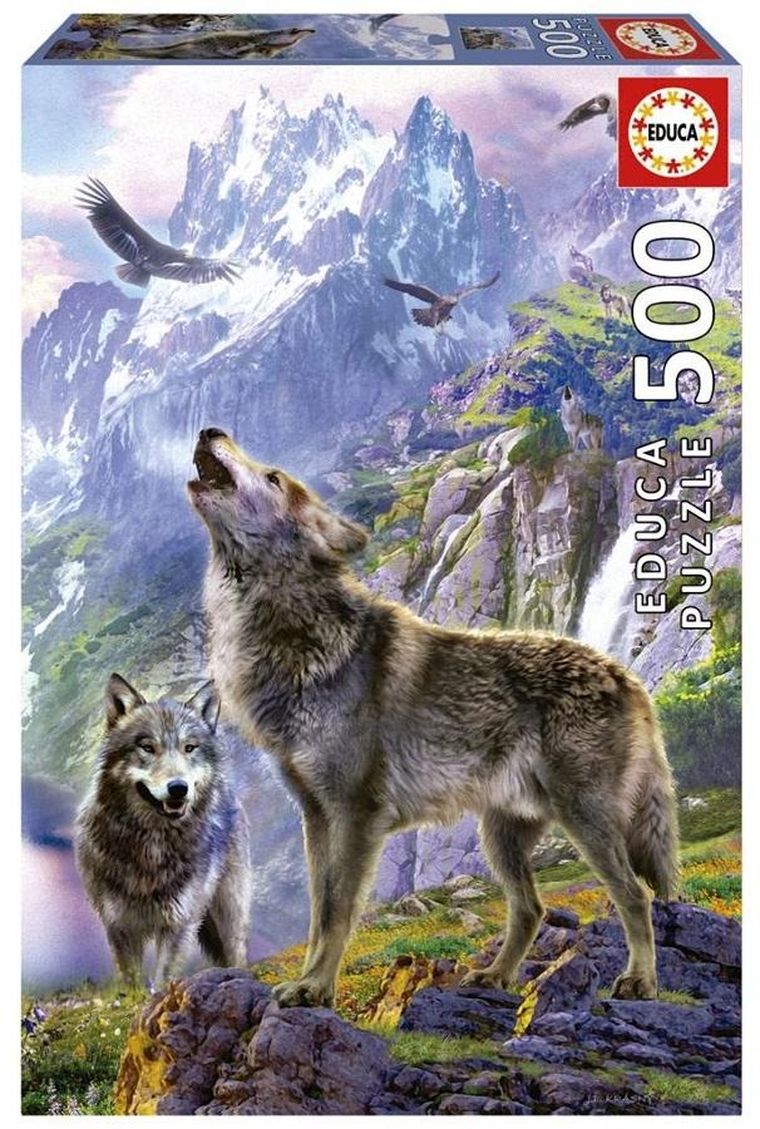 Educa, Wilki w górach, puzzle, 500 elementów