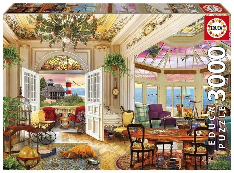 Educa, Życie nad morzem, puzzle, 3000 elementów