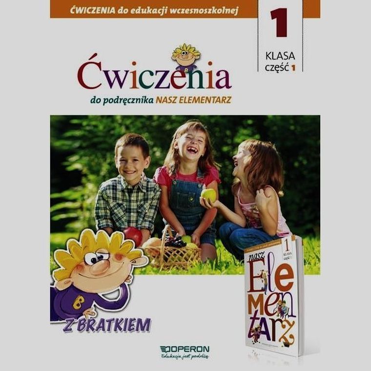 Edukacja wczesnoszkolna. Nauka pisania liter i cyfr 1. Ćwiczenia. Część 1. Szkoła podstawowa