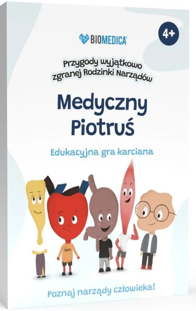 Edukacyjny medyczny Piotruś. Karty do gry