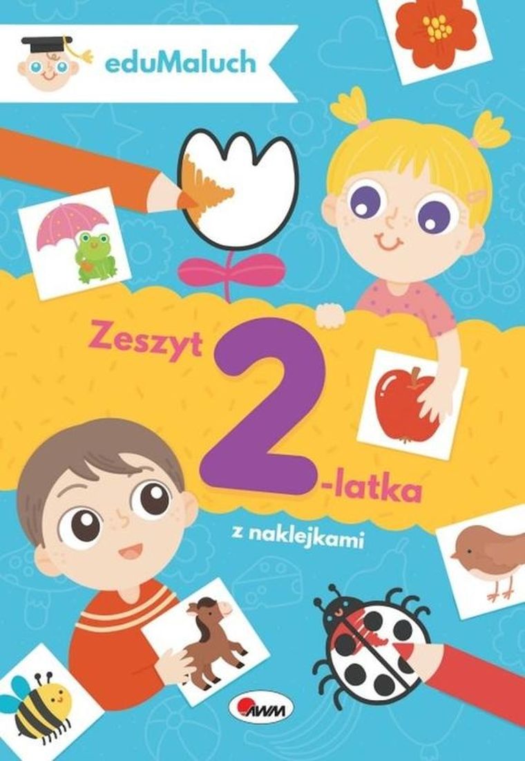 EduMaluch. Zeszyt 2-latka z naklejkami