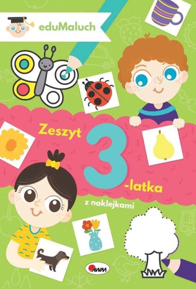 EduMaluch. Zeszyt 3-latka z naklejkami