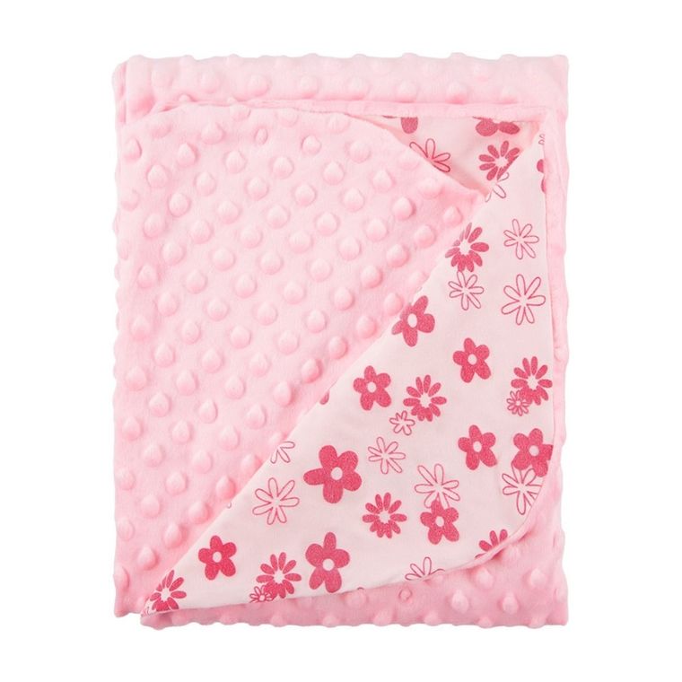 Eevi, kocyk, minky, róż, 75-85 cm