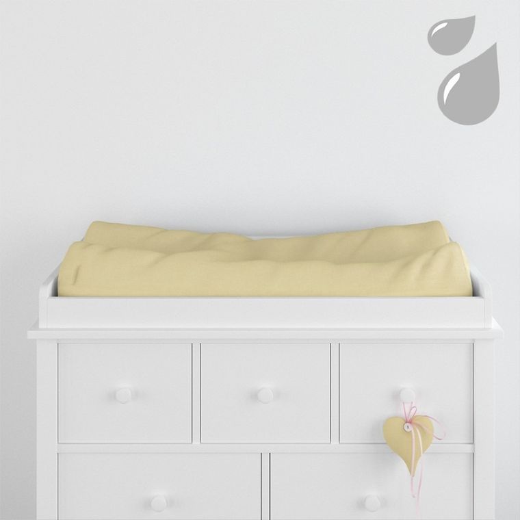 Eevi, pokrowiec na przewijak, bawełniany, żółty