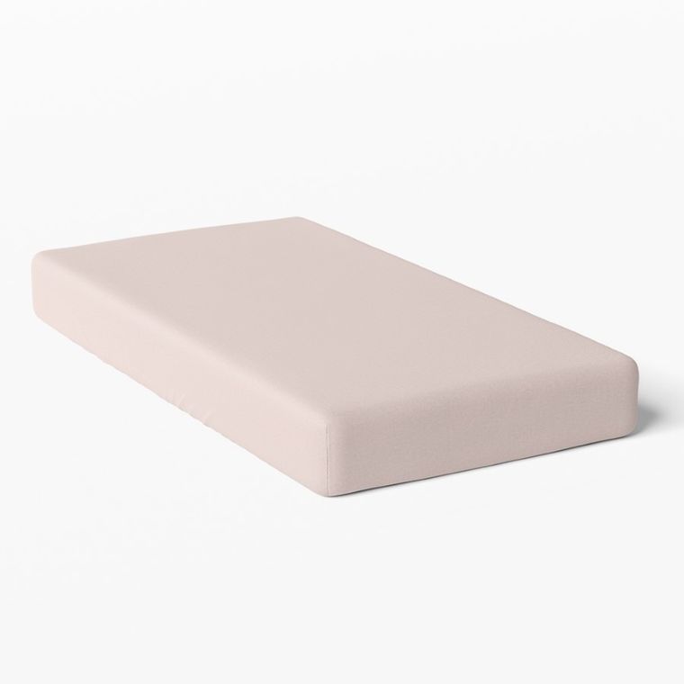 Eevi, prześcieradło bawełniane, beżowe, 140-70 cm